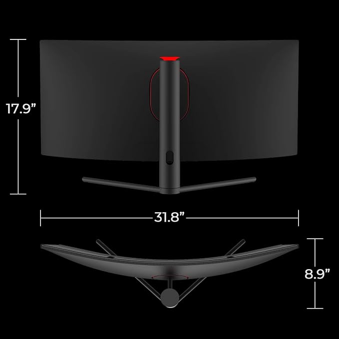 Deco Gear 34" 3440x1440 21:9 Ultrawide Curved Monitor, 4000:1 Contrast Ratio - Image 7