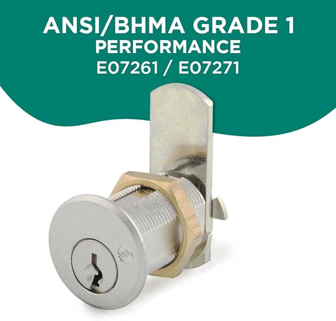 Olympus Lock DCN2 Rekeyable Cam Locks | 1-1/8" Cylinder 915 Key Lock, Keyed - Image 5