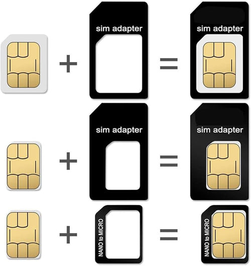 10 Pack SIM Card Adapter Kit, 4 in 1 Nano Micro Standard Converter Kit - Image 2