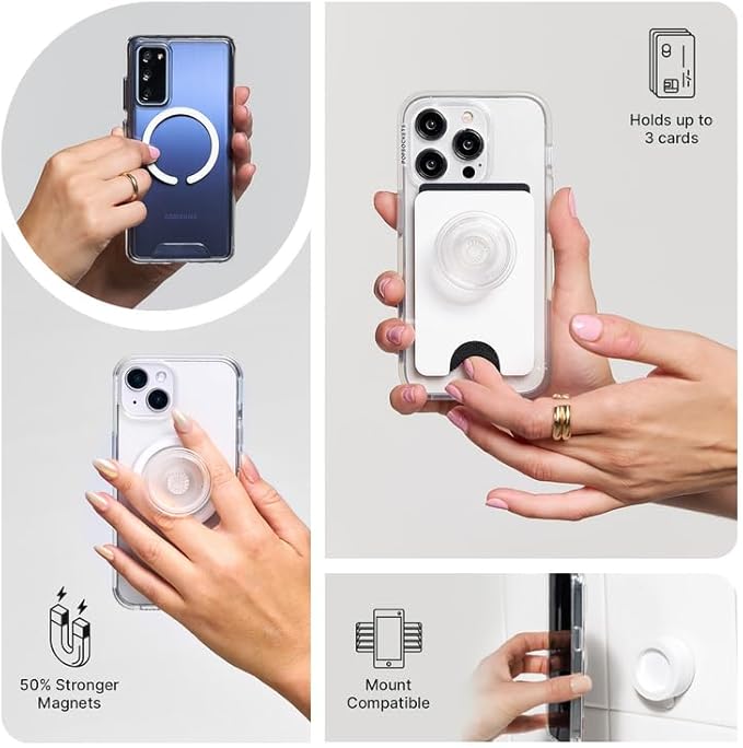 PopSockets Phone Wallet with Expanding Grip and Adapter Ring - Image 10