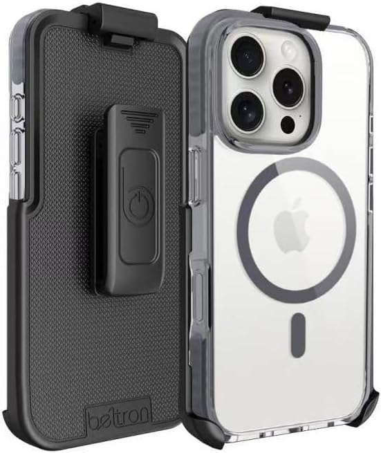 BELTRON Belt Case for iPhone 16 Pro Max, Slim Protective Transparent Case & - Image 2