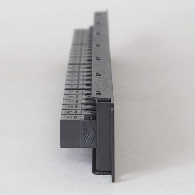 ICC CAT6 Feed-Through Patch Panel, 24 Port, 1U Rackmount, RJ45 Ethernet Patch - Image 6