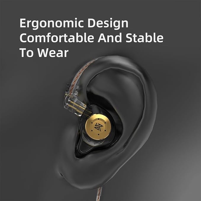 keephifi KZ EDX Pro in Ear Monitors Wired Headphones Dual DD in Ear Earphones - Image 8