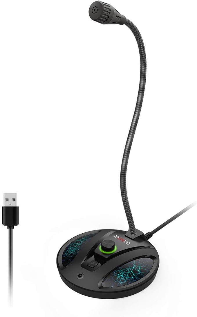 JOUNIVO USB Recording Microphone, Computer PC Podcast Condenser Cardioid Mic by JOUNIVO