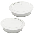 Desk Grommet 3-1/8", Desk Cord Hole Cover, Cable Grommet ABS Plastic, Desk Hole by BOPOREAE