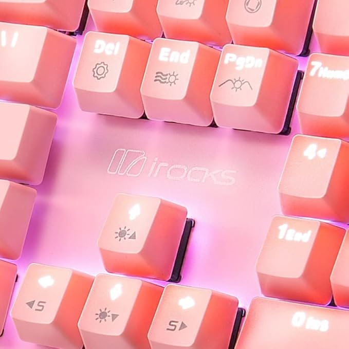 i-rocks K75M Illuminated Mechanical Keyboard, 104 Keys, - Image 7
