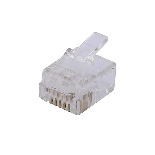 LanSenSu 25PackTelephone Plug 6P6C RJ12 Modular Plug - Image 2