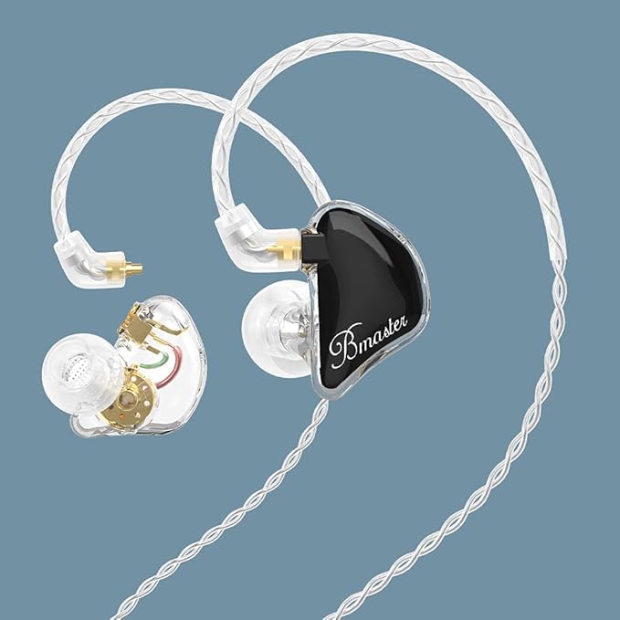 BASN in-Ear Monitors, Bmaster Triple Driver HiFi Stereo Noise-Isolating - Image 3