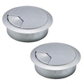 2 Pcs Desk Grommet 2-3/8" / 60 mm, Desk Cord Hole Cover, Cable Grommet ABS by EASYEAH