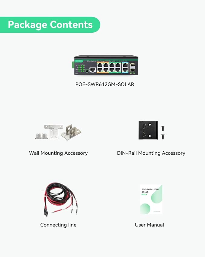 LINOVISION Industrial 12 Ports L2+ Cloud Managed PoE Switch - Image 9