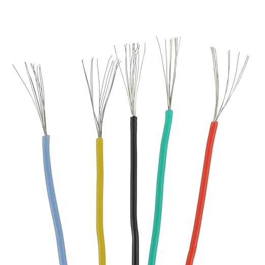 BOJACK 30 AWG Flexible Silicone Wire Electric Wire Hook up Wire Kit 300V Cables - Image 5