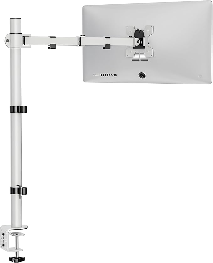 WALI Tall Monitor Stand Desk Mount, Single Extra Tall Monitor Arm Bracket by WALI