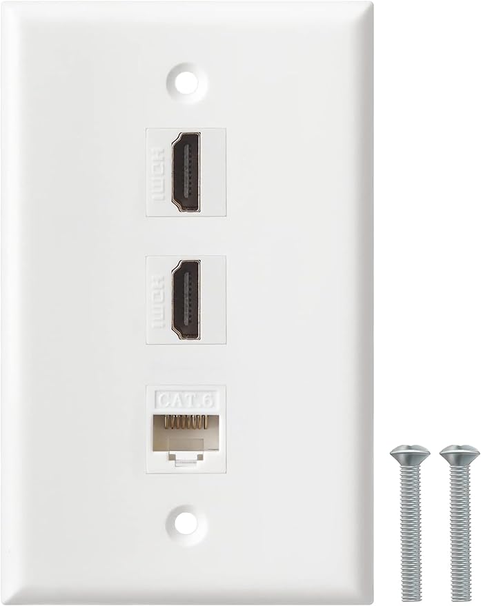 HDMI Ethernet Wall Plate by BNPUHIU
