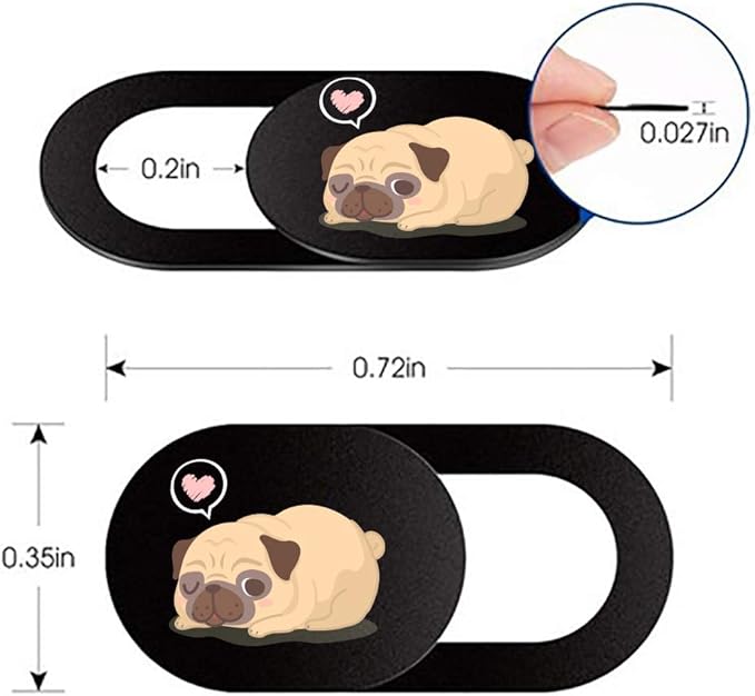 Laptop Camera Cover Slide 3 Pack Ultra Thin Slide Computer Webcam Covers - Image 3