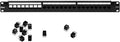 Tecmojo Patch Panel 24 Port, Keystone Patch Panel by Tecmojo
