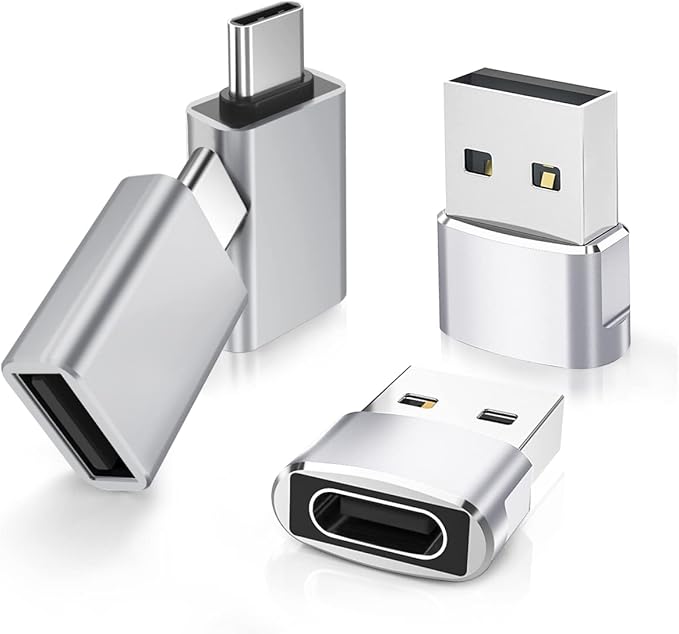 Elebase USB to USB C Adapter&Type C Male to 3.0 Female Adaptor 4PCS, by Elebase