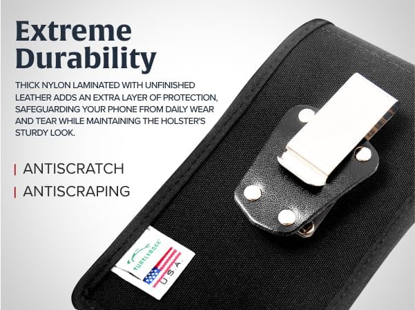 Turtleback Belt Clip for iPhone 16 Pro, 15 pro 14 Pro 13 Pro -Small- Fits - Image 9