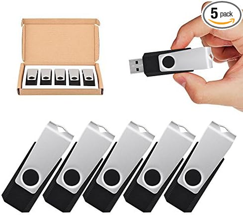 TOPESEL USB Flash Drive 5 Pack 64GB USB Storage Flash Drives, Memory Stick Jump by TOPESEL