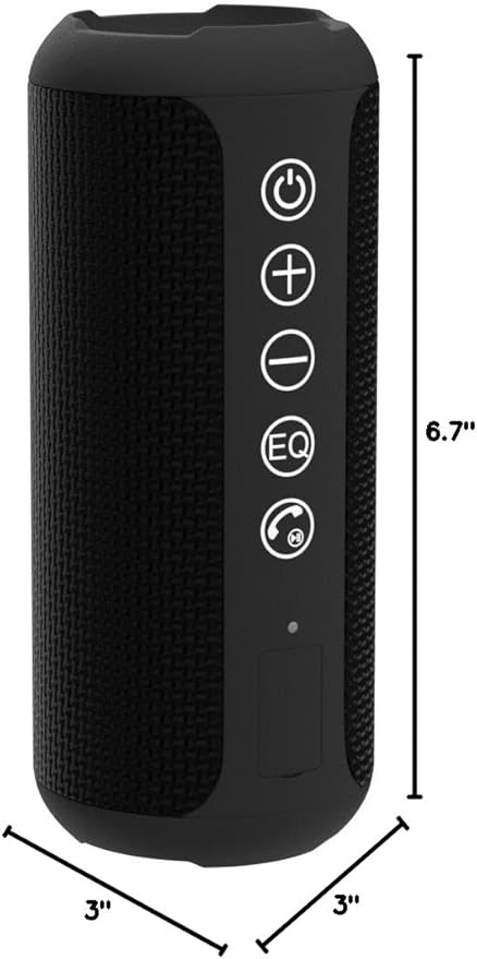 Ortizan Portable Bluetooth Speaker: IPX7 Waterproof, 24W Loud Sound, Deep Bass - Image 8
