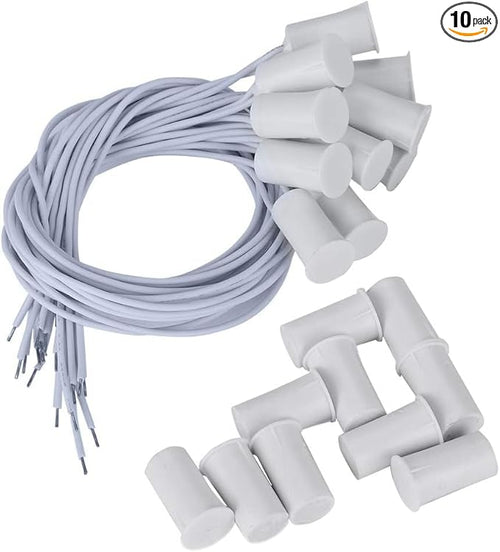 10Pcs 100VDC Recessed Door Sensor, 15mm-5mm Door Magnetic Reed Switch by Unknown