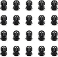 Cable Gland 20 Pack Plastic Waterproof Adjustable Connector 4-8mm PG9 Strain by CGELE