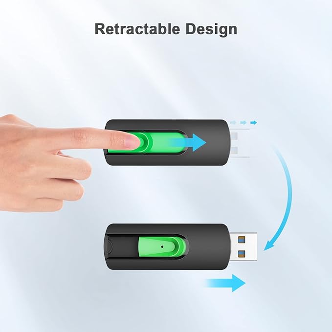 Aiibe 64GB USB 3.0 Flash Drives 5 Pack 64GB Thumb Drive USB Drives High Speed - Image 5