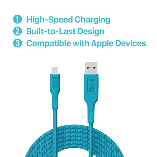 BLACK+DECKER Lightning to USB Cable - Image 6
