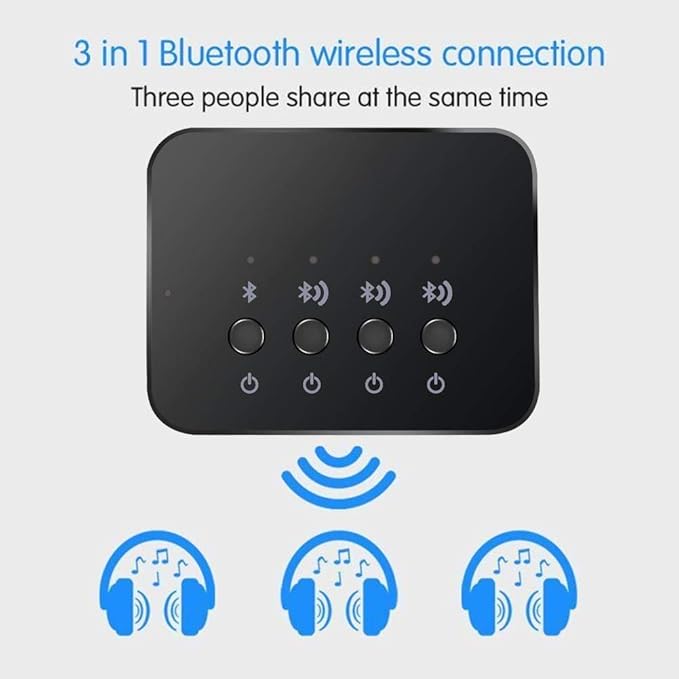 Bluetooth 4.0 Audio Sharer Audio Adapter 3.5mm Wired Stereo Music Sharing - Image 6