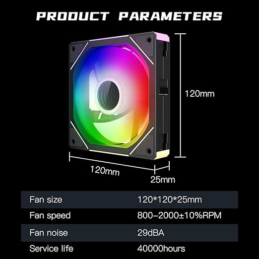 Jungle Leopard Interstellar V1 120mm Case Fan, Infinity Mirror Module - Image 7