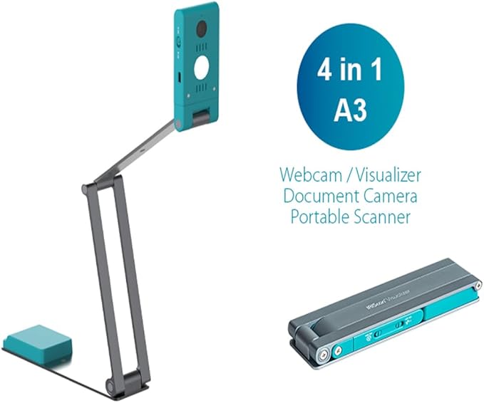 IRIScan Visualizer Webcam Document Camera v7:4K UltraHD-13MP, visualizer - Image 2