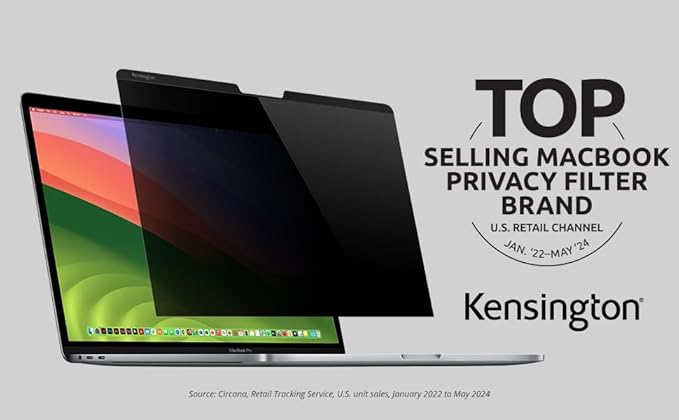 Kensington MP14 Magnetic MacBook Pro Privacy Screen - Image 7