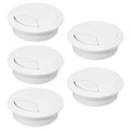 5 Pcs Desk Grommet 2" / 50 mm, Desk Cord Hole Cover, Cable Grommet ABS Plastic by EASYEAH