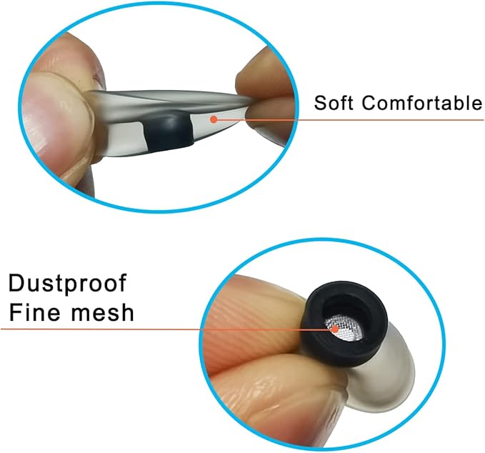 Silicone Ear Tips for Galaxy Buds 2 Replacement Filter Screen Earbuds Tips for - Image 3
