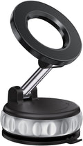 Vacuum Suction Magnetic Phone Holder, 2025 Upgraded Foldable Retractable by BomSaluka