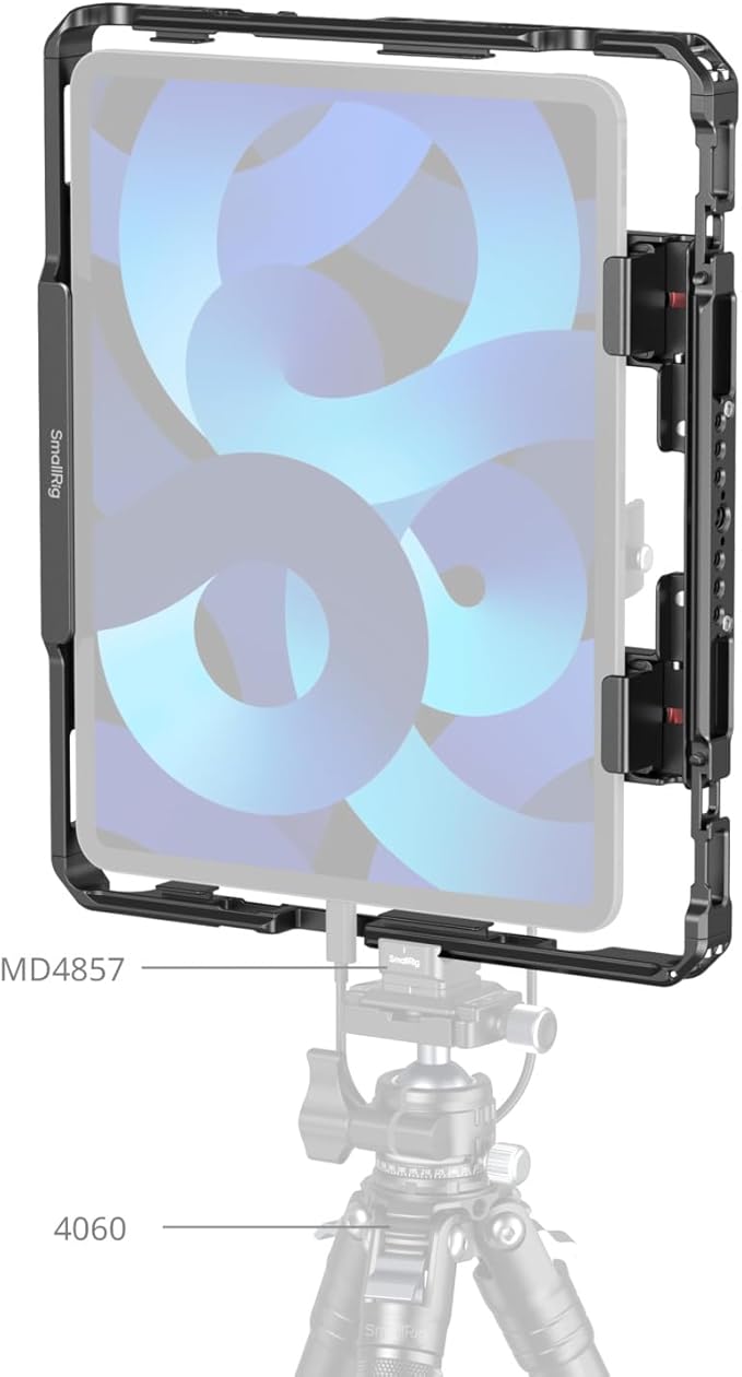 SMALLRIG Universal Metal Cage for iPad, Tripod Mount Adapter Monitor Fits for - Image 8