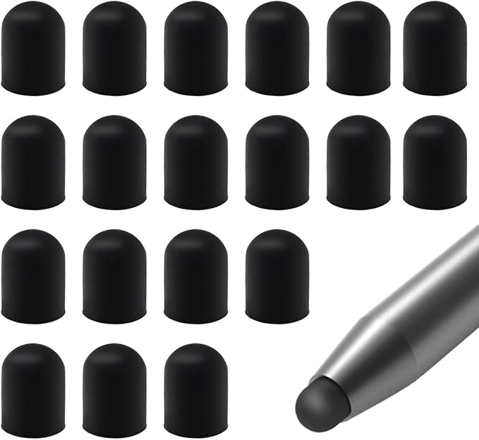 20 Pieces Replacement Tips Touch Screen Pens Tips Silicone Rubber by YOLUFER