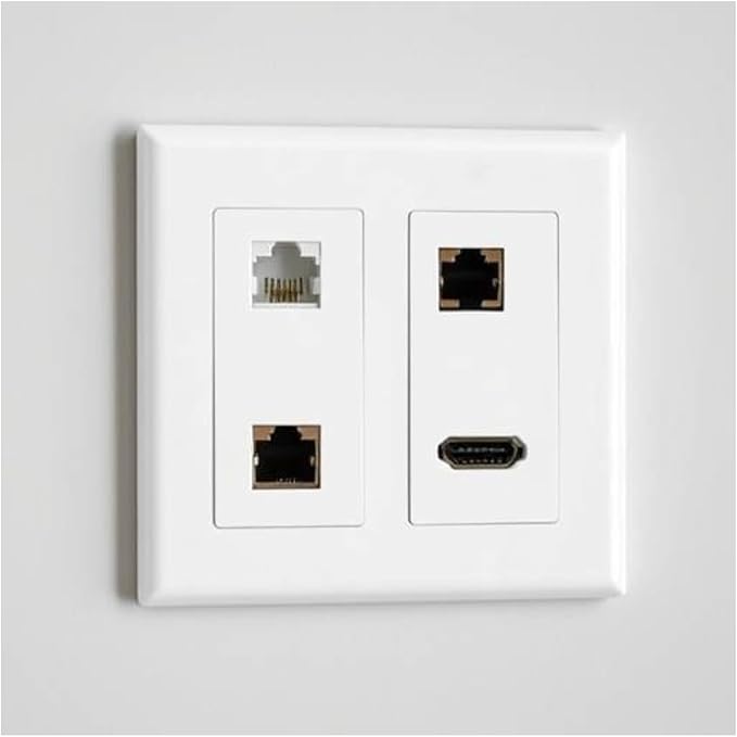 2 Gang Decorative Screwless Wall Plate Light Switch Cover, Hidden Screw Smooth - Image 3