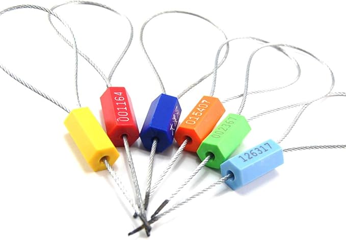Leadseals 100 Security Cable Seals Numbered Security Tags Tamper Proof Seals - Image 8