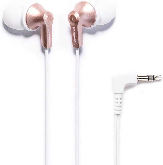 Panasonic ErgoFit Wired Earbuds, 3.5mm Jack In-Ear Headphones Wired by Panasonic