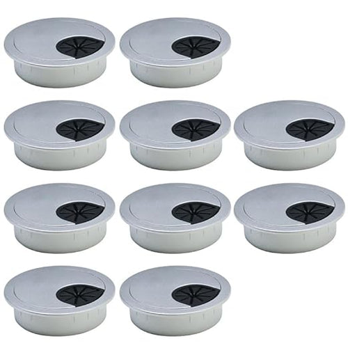 10 Pcs Desk Grommet 2-3/8" / 60 mm, Desk Cord Hole Cover, Cable Grommet ABS by EASYEAH