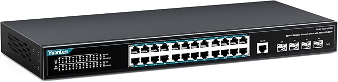 YuanLey 28 Port Gigabit Managed Switch by YuanLey