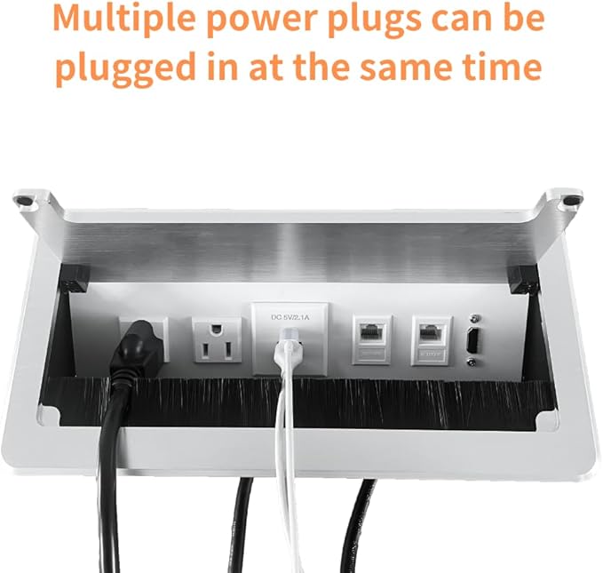 ZESHAN Conference Table Power hub Conference Table connectivity Box - Image 4