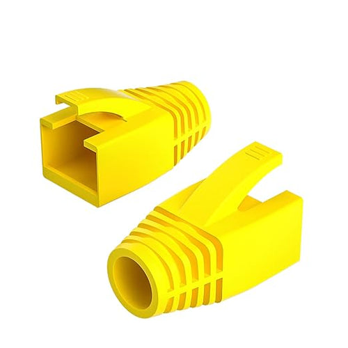 100Pack RJ45 Boot Cover, Cat5 Cat6 Cat6A Ethernet Network Cable Strain Relief by JODROAD
