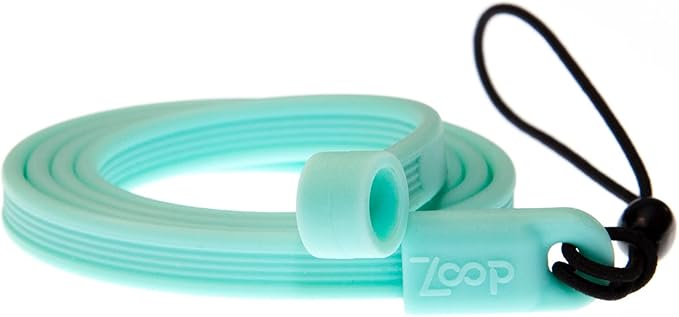 ZoopLoop Blue Silicone Scratchproof 20.75in Tether by ZoopLoop