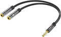 KINGTOP Headset Splitter, 3.5mm Headphone Mic Splitter Cable by KINGTOP