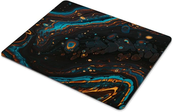 Green White and Black Marble Mouse pad Customized Mousepad Non-Slip Rubber Base - Image 5