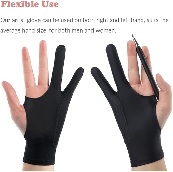 Drawing Glove, 3-Layer Palm Rejection Digital Art Glove - Image 7