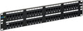 ICC CAT5e Patch Panel, UL Listed & PoE++ Rated Gigabit Applications, Rackmount by ICC
