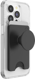 PopSockets Phone Wallet with Expanding Kickstand, Phone Card Holder by PopSockets
