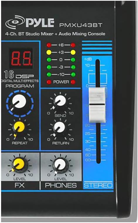 Pyle Professional Audio Mixer Sound Board Console System - Image 5